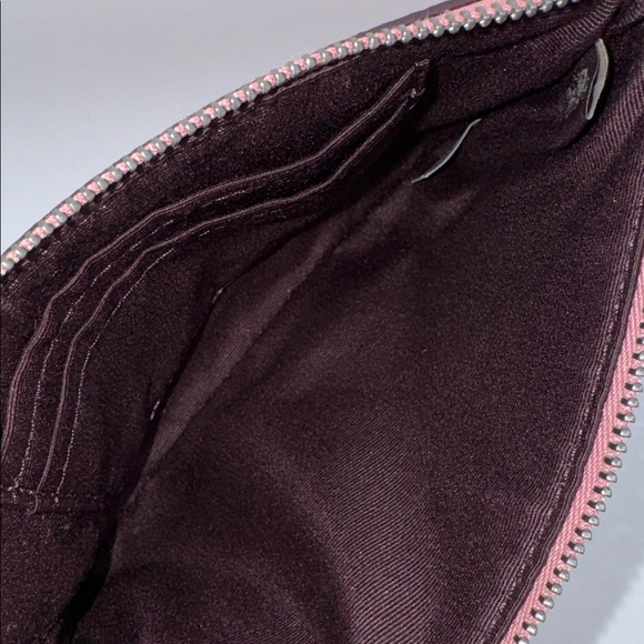 Coach Corner Zip Rose Gold Wristlet - Picture 4 of 5